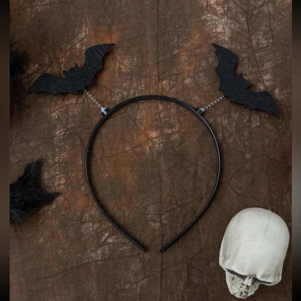 🦇 Awesome springy Bat headdress headband 🦇